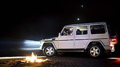 A capable performer in the desert, the G 500 is more of a handful on twisty tarmac.