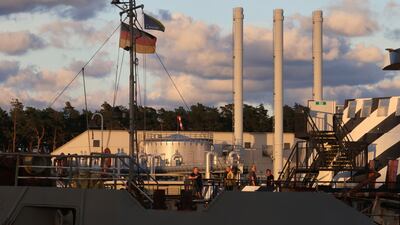 A compressor station on the Nord Stream 1 natural gas pipeline in Lubmin, Germany. Bloomberg