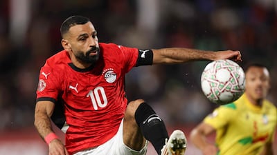 Mohamed Salah has scored three goals for Egypt at this year's Afcon. AFP