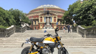 RJ's Honda Monkey Z125. Courtesy Royal Jordanian