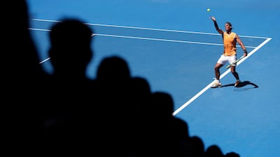 Rafael Nadal of Spain in action during his round one match against James Duckworth of Australia at the Australian Open Grand Slam tennis tournament in Melbourne, Australia. EPA