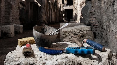 The Colosseum’s 15,000-square-metre hypogea has been restored and is now open to visitors for the first time. Courtesy Tod’s Group