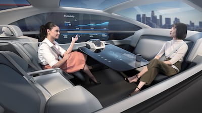 In 2018, Volvo proposed the self-drive 360c concept car with an interior office; the car remains in the conception phase