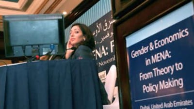 May Dabbagh, from the Dubai School of Government, has called for more gender-specific research.