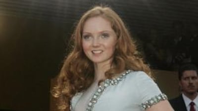 The British actress and model Lily Cole has received a first in her first year at King's College at the University of Cambridge.