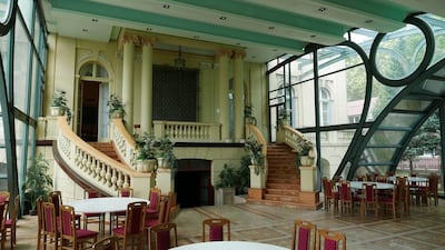 The conservatory at Allure Caramel Hotel. Photo by Adam Batterbee