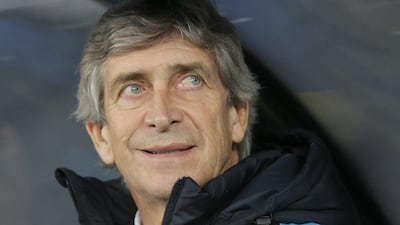 epa05179327 Manchester City head coach Manuel Pellegrini reacts during the UEFA Champions League round of 16, first leg soccer match between Dynamo Kyiv and Manchester City at the Olimpiyskiy stadium in Kiev, Ukraine, 24 February 2016. EPA/SERGEY DOLZHENKO
