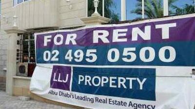 A building to-let in downtown Abu Dhabi: developers may have to secure long-term leases if they hope to raise finance for new projects.