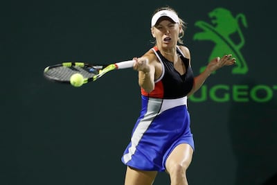 Caroline Wozniacki faced another setback since winning her first grans slam title in Melbourne. Geoff Burke / Reuters
