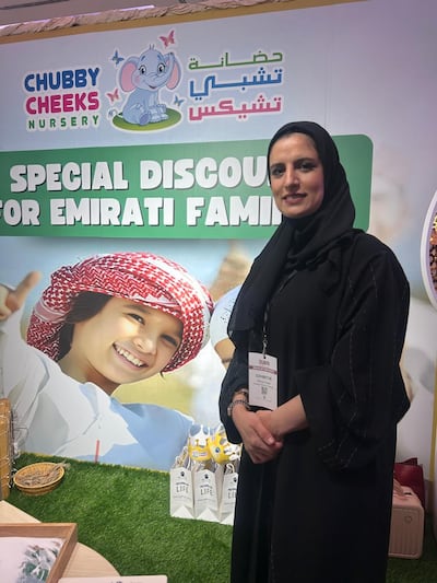 Rama Hosni from Chubby Cheeks Nursery. Shireena Al Nowais / The National