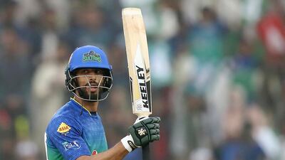 Shan Masood of Multan Sultans has 174 runs from five innings. AP