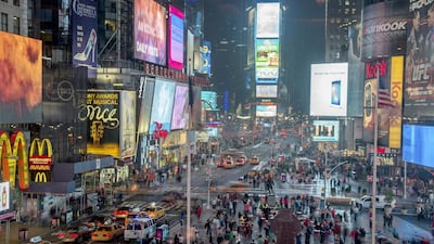 3 - Times Square in New York City, USA. 50 million tourists. istockphoto.com