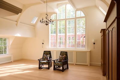 George Howard's home was designed to enhance the light for an artist studio. Photo: Maison