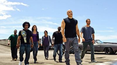 The cast of Furious 7.