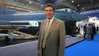 Philip Dunne, the British minister for defence equipment, support and technology has said that if the UAE decided to buy Eurofighter Typhoons, it would benefit through training. Pawan Singh / The National
