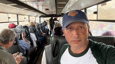 An image posted on X by Brad Lander during his detention. Photo: Brad Lander / X