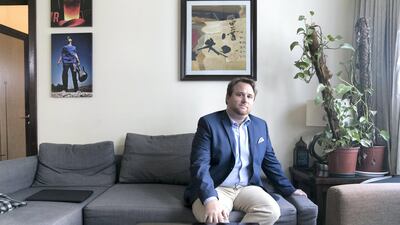 Dubai teacher Zach Holz started his blog The Happiness Project in January to share his journey towards financial independence. Reem Mohammed/The National