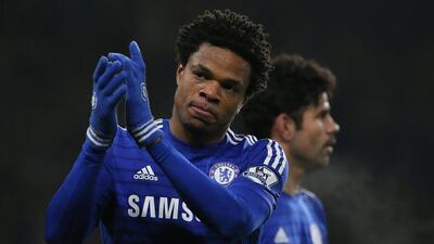 Loic Remy celebrates after scoring for Chelsea in their FA Cup third round win over Watford on Sunday. Tim Ireland / AP / January 4, 2015