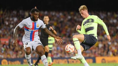 Franck Kessie 6 - On for Busquets after 76, the new midfielder who impressed pre-season. Getty Images
