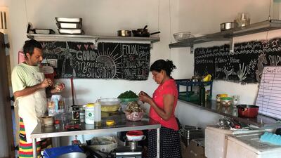 It's a small kitchen but the Lebanese flavours coming out of it are big. Alexandra Talty