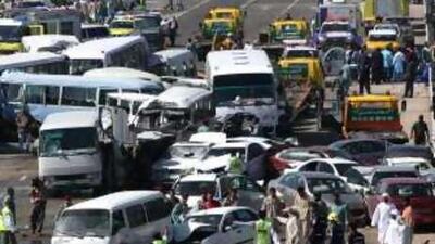 Early-morning fog and reckless driving were blamed for the March 11 pileup on the motorway between Abu Dhabi and Dubai.