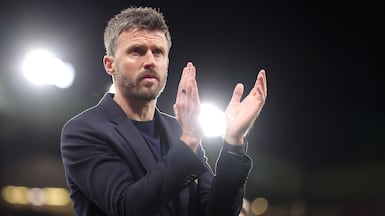 Manchester United manager Michael Carrick. Getty Images