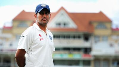 India captain MS Dhoni, pictured after drawing the first Test against England at Trent Bridge on July 13, 2014, in Nottingham, England, is under heavy pressure after losing the Test series 3-1. Gareth Copley / Getty Images