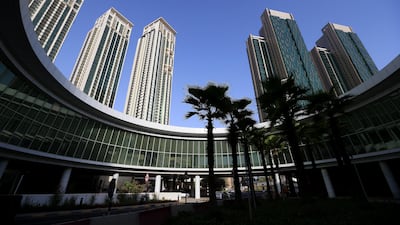 Residential towers at Marina Square, on Reem Island in Abu Dhabi. Ravindranath K / The National