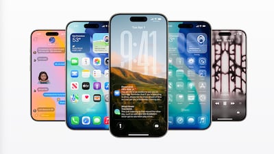 Apple's Liquid Glass interface announced at the 2025 WWDC. Apple