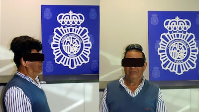 The man was arrested after arriving on a flight from Bogota. EPA