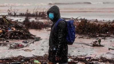 Hurricane Iota strengthened into a "catastrophic" Category 5 hurricane and was set to slam into Central America late Monday, threatening areas devastated by a powerful storm just two weeks ago, the US National Hurricane Center (NHC) warned. AFP