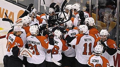 The Philadelphia Flyers are only the third team in NHL history to come back from a 3-0 series deficit.