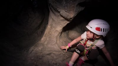 Adventure HQ at Yas Mall is currently the only place in the Middle East that has indoor caving. Courtesy KBS Communications