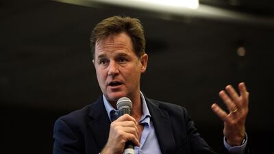 Nick Clegg served as the UK's deputy prime minister from 2010 to 2015. Getty Images