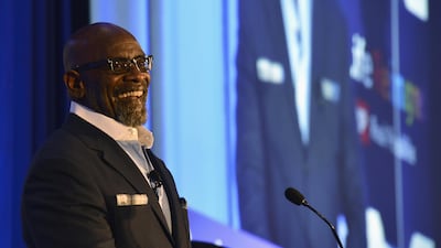 CINCINNATI, OH - OCTOBER 17: Chris Gardner speaks during Life Reimagined: Pursuing Purpose And Passion on October 17, 2015 in Cincinnati, Ohio. Duane Prokop/Getty Images for Life Reimagined/AFP