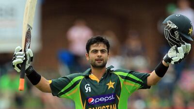 Ahmed Shehzad, the Pakistan opening batsman, scored a match-winning century in Port Elizabeth, South Africa, on Wednesday. Themba Hadebe / AP Photo