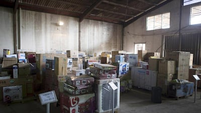 Jumia's enormous warehouse stocks everything from kitchen utensils to books. Joe Penney / Reuters