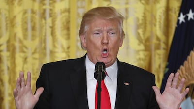 President Donald Trump. Pablo Martinez Monsivais / AP