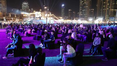 Visitor numbers are capped at 1,500 for an indoor venue and 2,500 for an outdoor sports or music event. Pawan Singh / The National