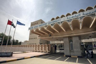 The United Arab Emirates University was the highest-ranked UAE entry. Randi Sokoloff / The National