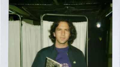 Polaroid of Eddie Veder. Courtesy Julian Castaldi