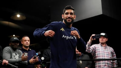 Britain's Amir Khan faces Australia's Nilly Dib for the WBC International Welterweight championship in Jeddah on Friday. Reuters