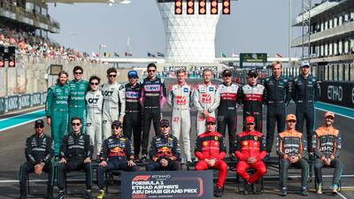 End of Year F1 Driver’s Photo Session and Parade 2022. Victor Besa / The National