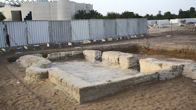 The early Islamic mosque in Al Ain. Courtesy DCT Abu Dhabi
