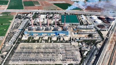 A power plant in Aleppo, Syria. Most areas of the country have only two to three hours of electricity per day. Reuters