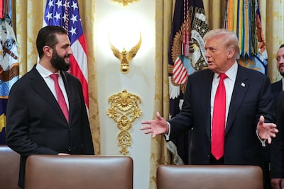 Syria's President Ahmed Al Shara met US President Donald Trump at the White House on November 10, 2025. AFP