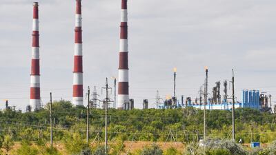 Gazprom's Orenburg gas processing plant. Hungary says a proposed price cap on Russian gas will spark an immediate cut-off in supplies. Reuters