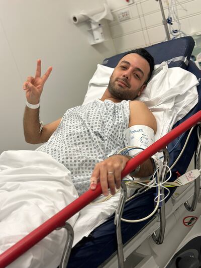 Pouria Zeraati was stabbed in a London street. Photo: Pouria Zeraati