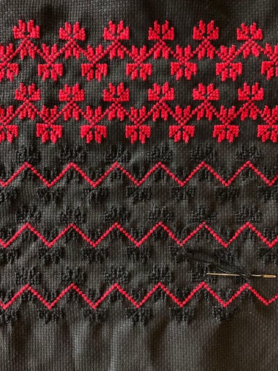 Learn Advanced Palestinian Embroidery with Joanna Barakat on January 26. Courtesy Tashkeel