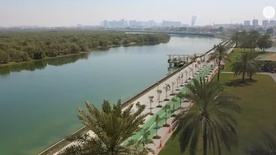 The new promenade at Al Gurm Corniche. Courtesy: Abu Dhabi Media Office